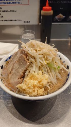 90点 ラーメン中 野菜多め ニンニク 油 らーめん大 大森店 ラーメン 美味らぼ