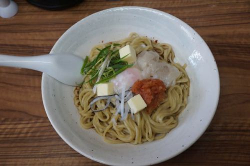 20090 麺や 福座 「ふぐのまぜそば」@金沢 3月31日 今年もやるんですか~? どこにもない河豚のラーメン! 日本料理出身の本領発揮!どやっ!